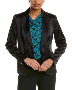 Anne Klein Satin Blazer Women