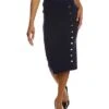 Olivia Midi Ribbed Skirt Women