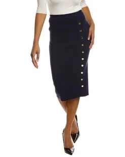 Olivia Midi Ribbed Skirt Women