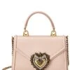 Dolce & Gabbana Votion Mini Leather Top Handle Crossbody Women