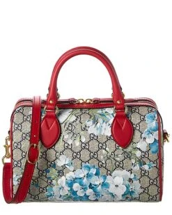 Gucci GG Blooms Supreme Canvas & Leather Satchel Women