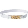 Valentino VLogo Chain 20mm Leather Belt Women