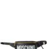 MOSCHINO Logo Print Leather Belt Bag Women
