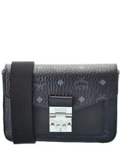 MCM Millie Small Visetos & Leather Shoulder Bag Women