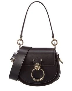 Chloé Tess Small Leather & Suede Shoulder Bag Women