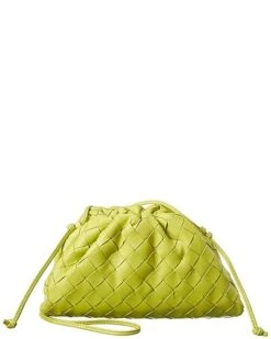 Bottega Veneta The Pouch Mini Intrecciato Leather Crossbody Women