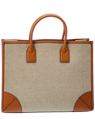 MCM Munchen Canvas & Leather Tote Women - Image 2