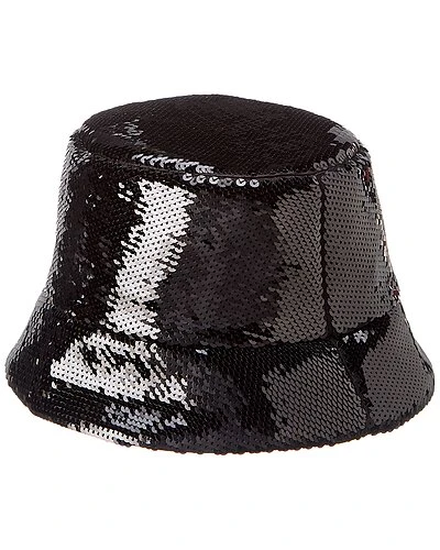 Prada Logo Sequin Silk-Blend Bucket Hat Women - Image 2