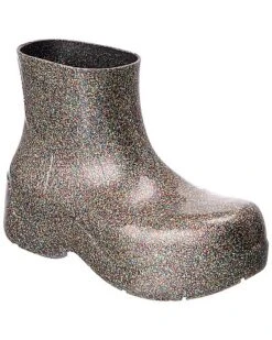 Bottega Veneta The Puddle Glitter Rubber Boot Women