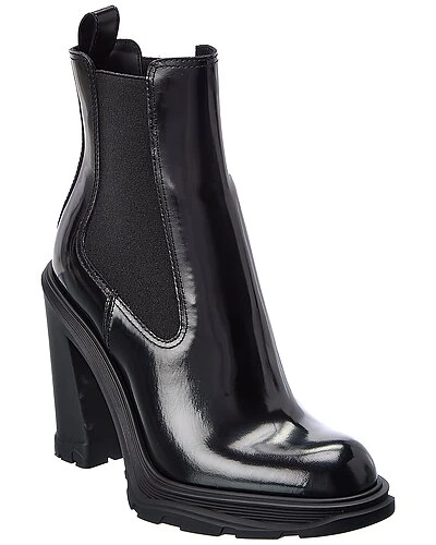 Alexander McQueen Tread Leather Chelsea Boot Women