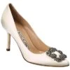 Manolo Blahnik Hangisi 90 Satin Pump Women