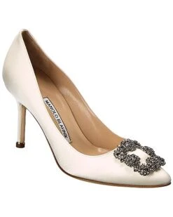 Manolo Blahnik Hangisi 90 Satin Pump Women