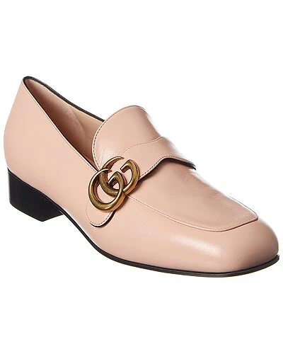 Gucci Double G Leather Loafer Women