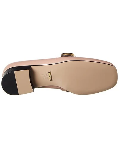 Gucci Double G Leather Loafer Women - Image 4