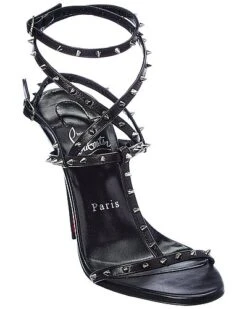 Christian Louboutin Bombina Spikes 100 Leather Sandal Women