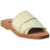 Chloé Woody Logo Canvas Slide Women