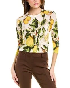 Samantha Sung Lynette Wool & Silk-Blend Cardigan Women