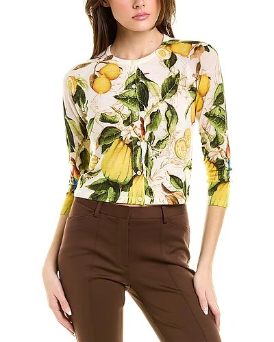 Samantha Sung Lynette Wool & Silk-Blend Cardigan Women