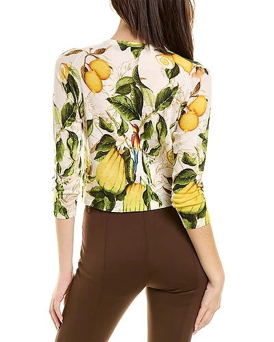 Samantha Sung Lynette Wool & Silk-Blend Cardigan Women - Image 2