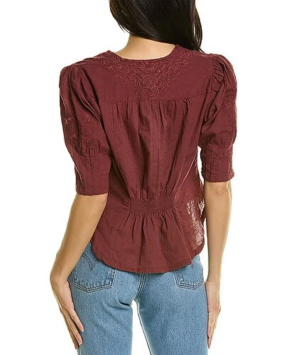 FREE PEOPLE Laurie Embroidered Top Women - Image 2