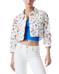Alice + Olivia Renee Cropped Jacket Women