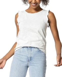 Ruffle Sleeve Tank Women