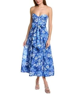 Bardot Vibrant Floral Midi Dress Women