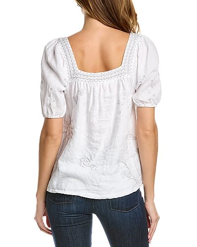 Johnny Was Sovanna Wander Linen Top Women - Image 2
