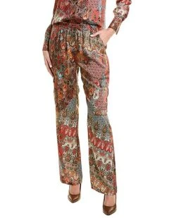 Elie Tahari Paisley Cargo Pant Women