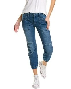 Banded Btm Trapunto Pant Waltz Jean Women