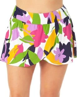 Tulip Drape Swim Skirt Women