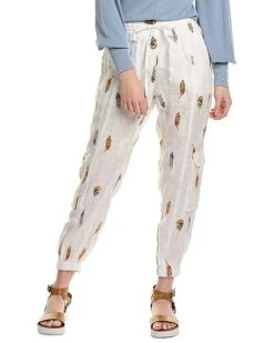 Johnny Was Cadek Linen Jogger Women