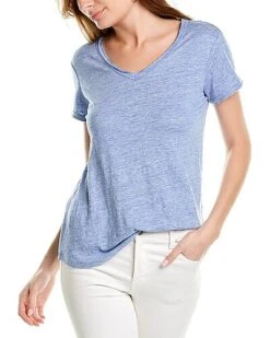 Kacey Linen-Blend Top Women