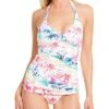 Tommy Bahama Rainbow Reversible Halter Tank Women