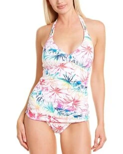 Tommy Bahama Rainbow Reversible Halter Tank Women