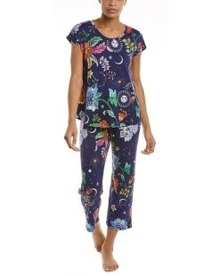 Johnny Was Aurora Borealis Crop Set Women