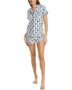 Monkey Nights Polo Pajama Set Women