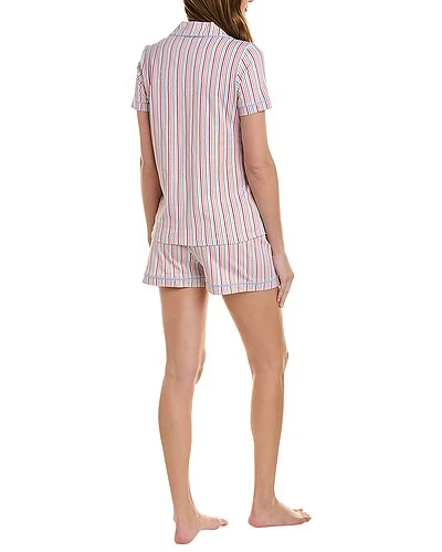Party Stripe Polo Pajama Set Women - Image 2