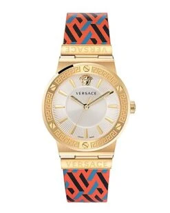 Versace Women's Greca Logo Monogram Watch