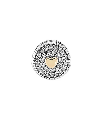 Pandora Essence Collection 14K & Silver CZ Affection Charm Women - Image 2